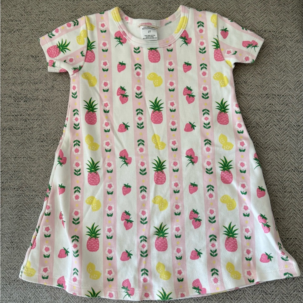 The Beaufort Bonnet Company Pink and Yellow Nightgown